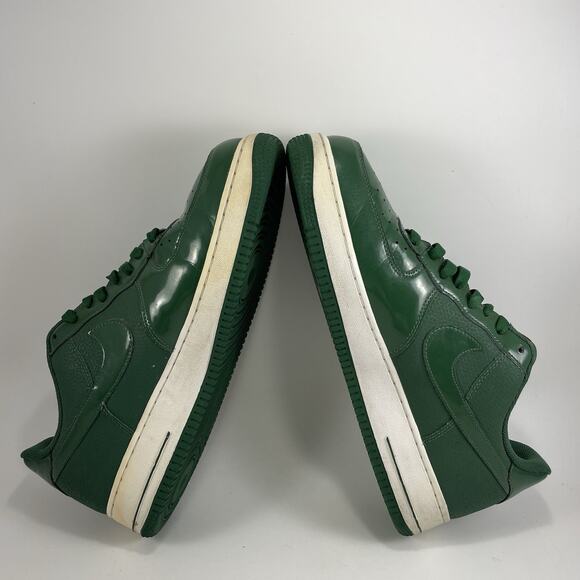 Nike Air Force 1 Low '07 Gorge Patent Leather Green Mens Size 11.5 #315122-301 - Picture 6 of 9